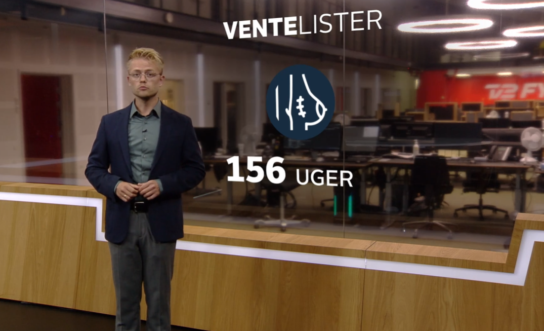 156 ugers ventetid på rekonstruktion på Fyn