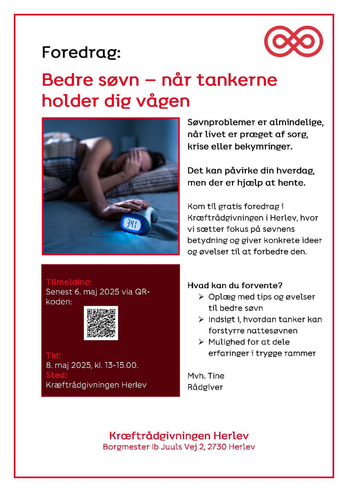 Eksternt foredrag om søvn