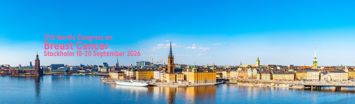 Nordisk Brystkræftkongres i Stockholm 18-20.9. 2026