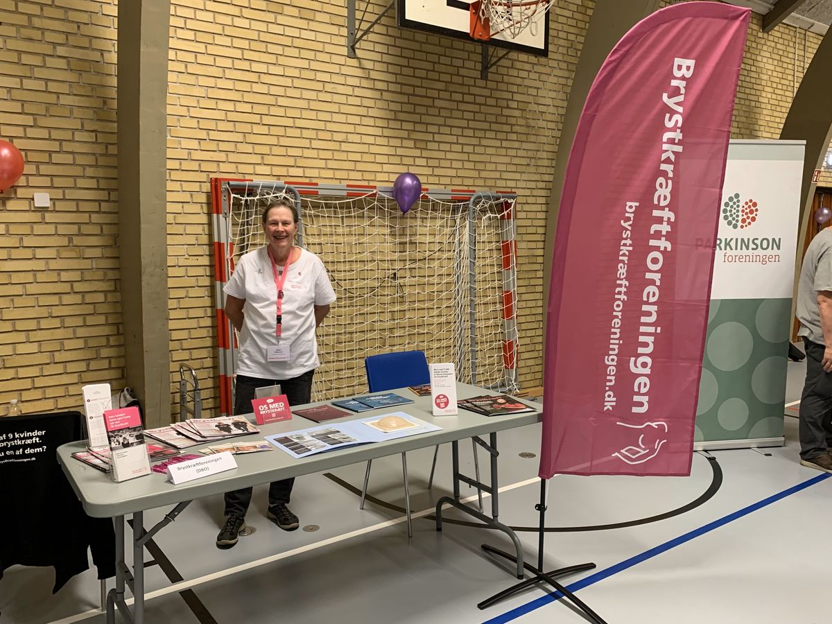 Brystkræftforeningen på messe i Faxe