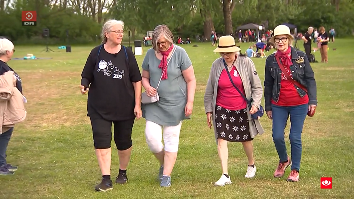 Kreds Hovedstadens Ladywalk kom i DR nyheder
