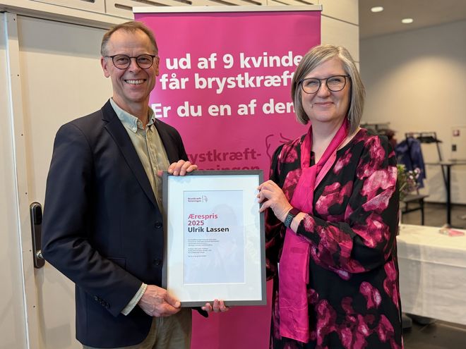 Professor i personlig medicin Ulrik Lassen modtog Æresprisen 2025