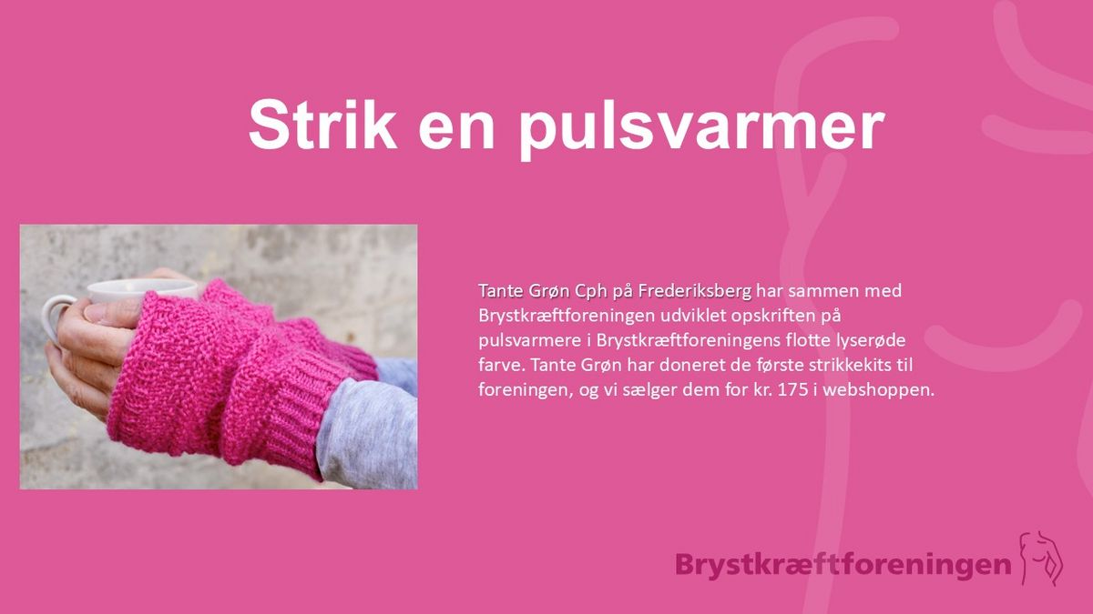 Julegaveide? Strikkekit til pulsvarmer