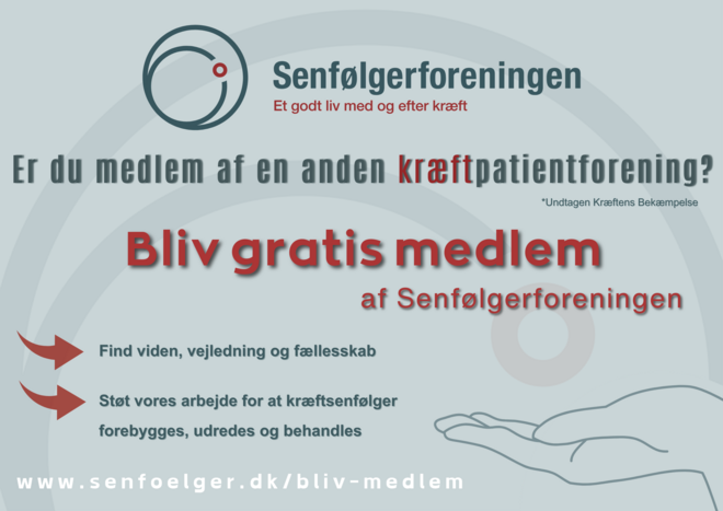 Tilbud fra Senfølgerforeningen: Gratis medlemskab