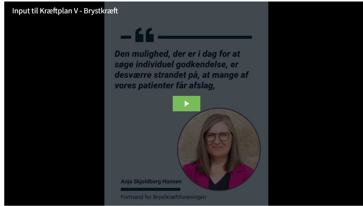 Sådan kan vi gøre forløbet for brystkræftpatienter endnu bedre – helt konkret