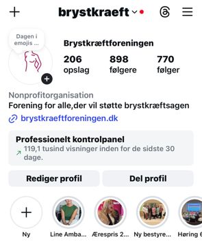 Flere følgere på sociale medier