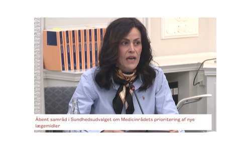 Sundhedsministeren i samråd vedrørende godkendelse af ny medicin